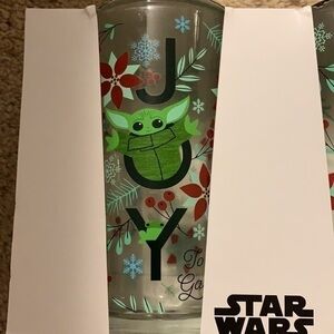 Star Wars Joy Holiday Mandalorian set of FOUR tumblers